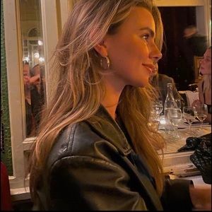 Halston M Stunning Vintage Classic Leather Jacket